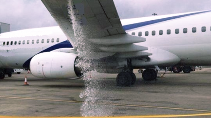 Jet fuel spills