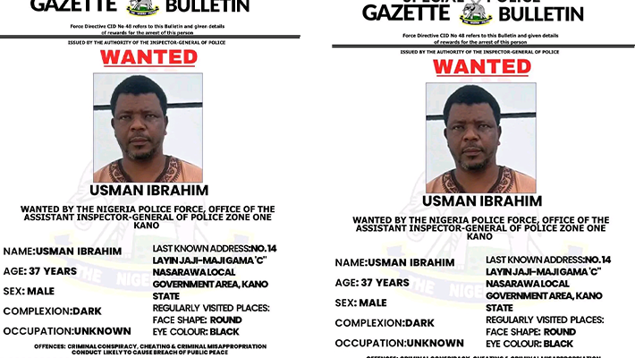 Usman Ibrahim wanted