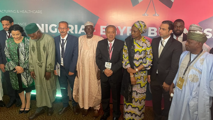 Yusuf Tuggar and others at the Nigeria-Egypt Business Forum