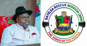 Governor Douye Diri and Bayelsa Rescue Movement