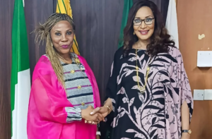 United Nations Development Programme regional director for Africa, Ahunna Eziakonwa and Foreign affairs minister Bianca Odumegwu-Ojukwu