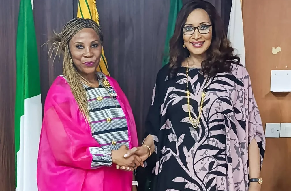 United Nations Development Programme regional director for Africa, Ahunna Eziakonwa and Foreign affairs minister Bianca Odumegwu-Ojukwu