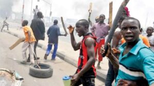 Photo used to illustrate electoral violence ( Credit: Nigerian Guardian)