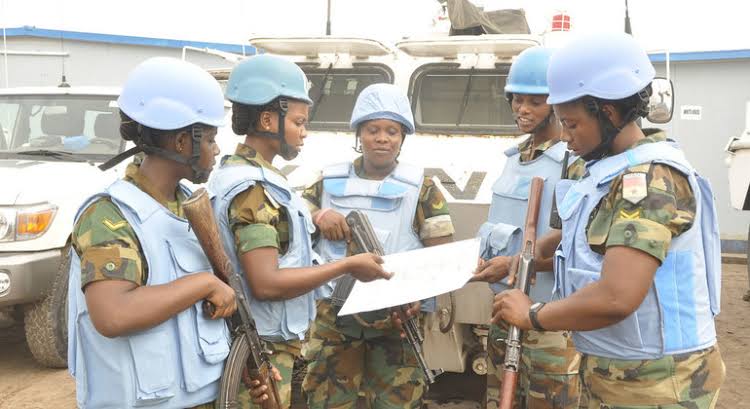 Ghanian Peacekeepers (Credit: UN)