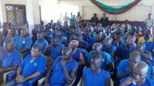 Inmates in Nigerian Correctional Facility