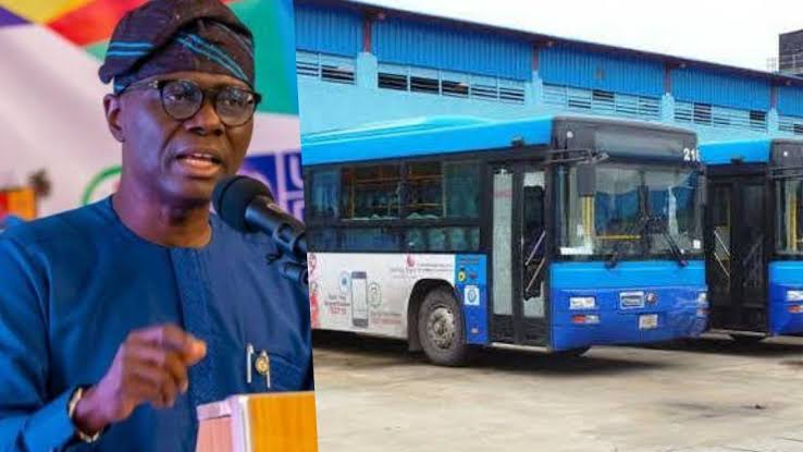 Babajide Sanwo-Olu and BRT Bus