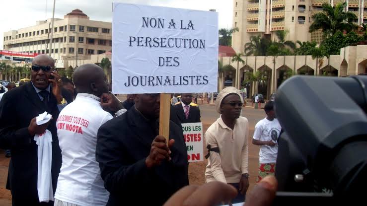 Journalists in Cameroon protest colleague's death