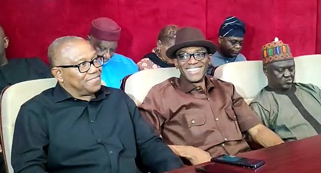 Peter Obi and Julius Abure