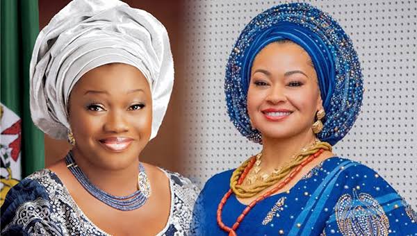 Ekaette Akpabio and Senator Natasha Akpoti-Uduaghan (Credit: Premium Times)