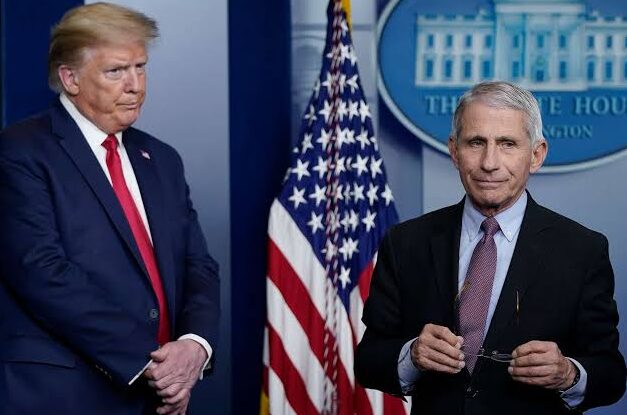 President Donald Trump and Anthony Fauci