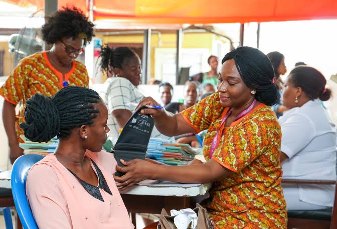 Women at clinic