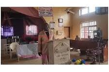 Worship service at CAC Eruku