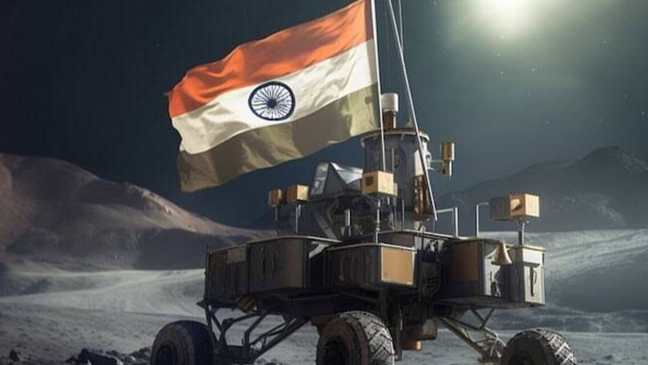 INDIA'S MOON LANDING(Credit: India today)