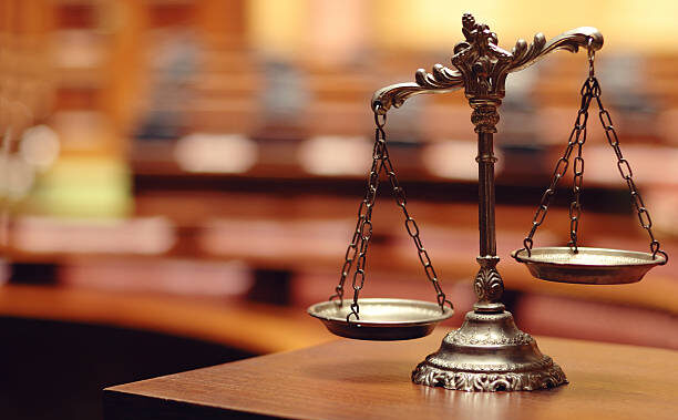 Scale of justice.