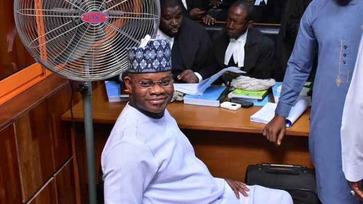 Yahaya Bello in court