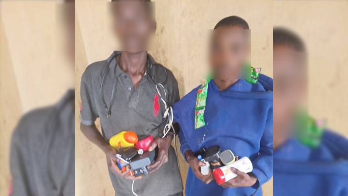 Arrested teenagers