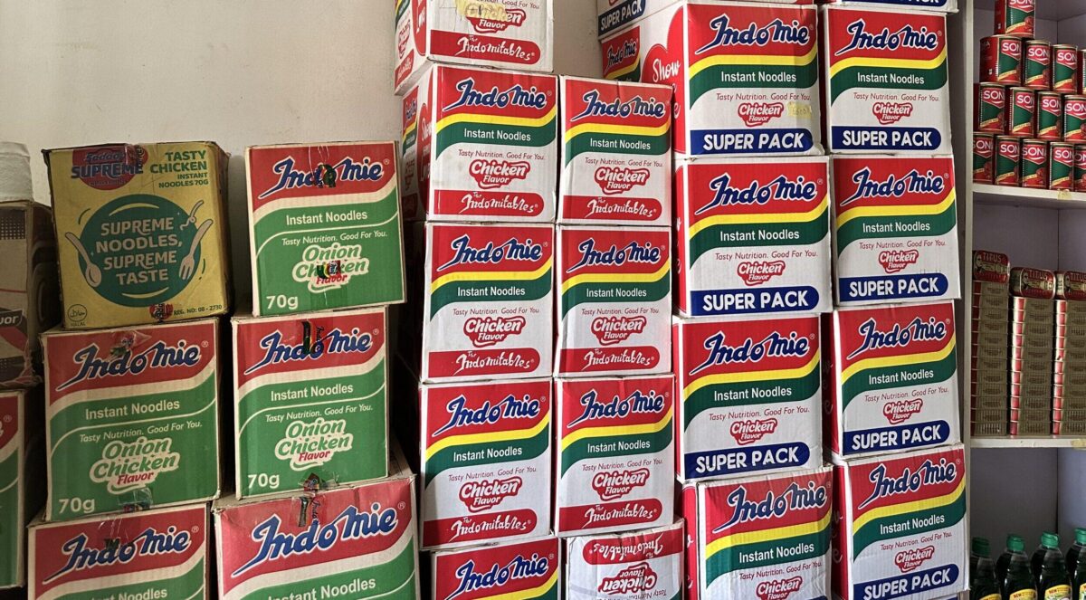 Cartons of Indomie noodles