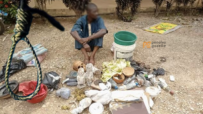 Hangman's noose, Ritualist used to illustrate the story