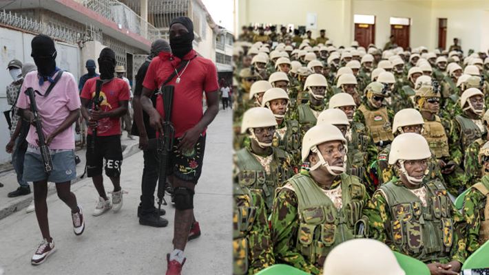 Gang violence in Haiti; Kenyan police force