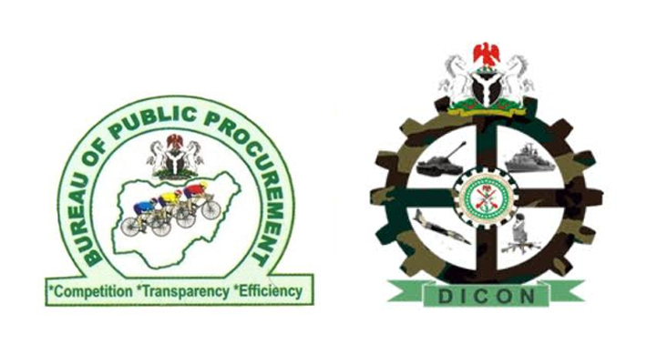 Bureau of Public Procurement (BPP) and the Defence Industries Corporation of Nigeria (DICON)