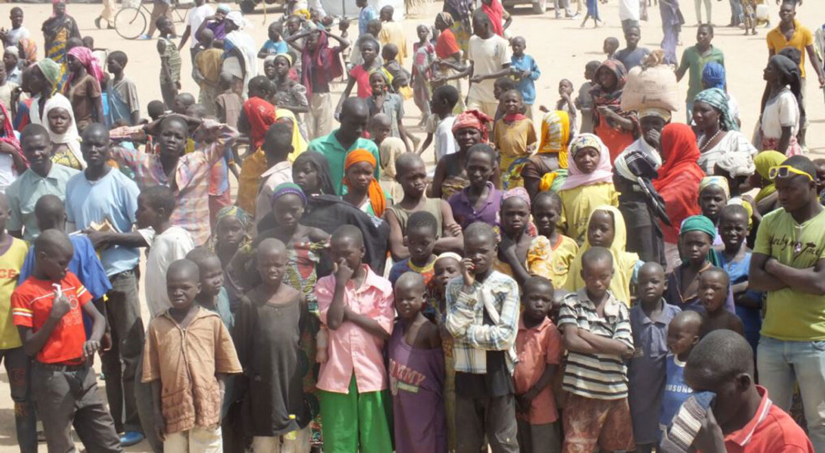 CHILDREN IN IDP CAMP USED TO ILLUSTRATE THE STORY