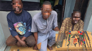 three suspected cultists