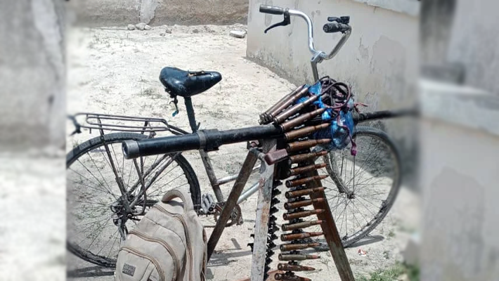 Seized weapons