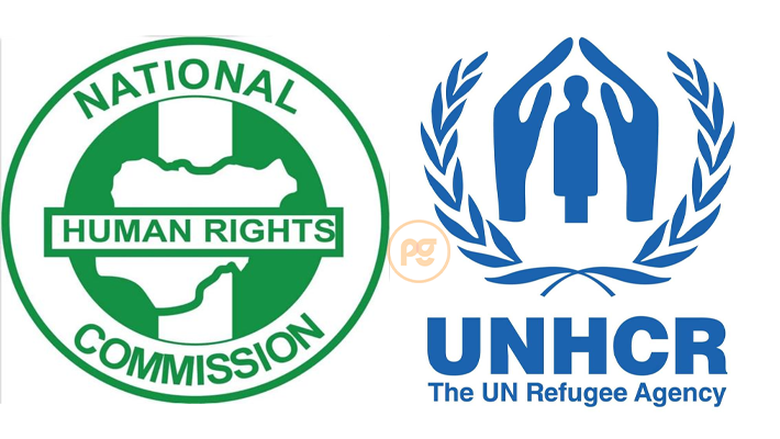 NHRC and UNHCR logos