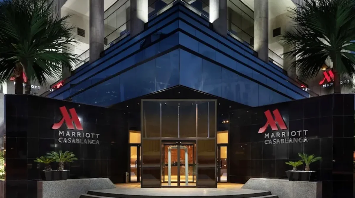 Marriott Hotel in Casablanca, Morocco.