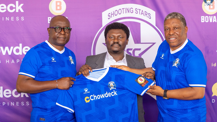 Bovas signed an agreement with Shooting Stars Sport Club