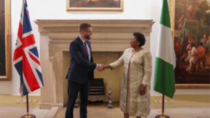 Didi Walson-Jack and Rt. Hon. Simon Case