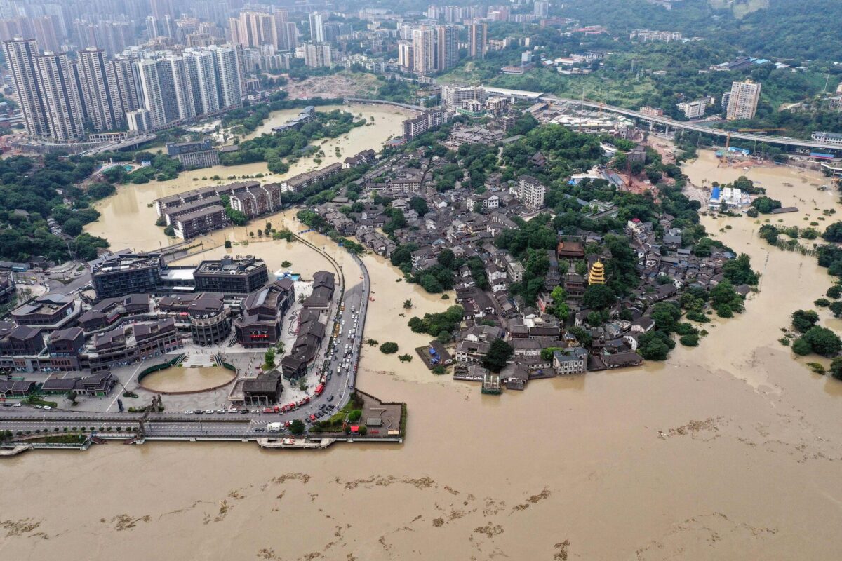 Flooded China