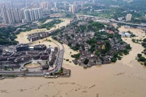 Flooded China
