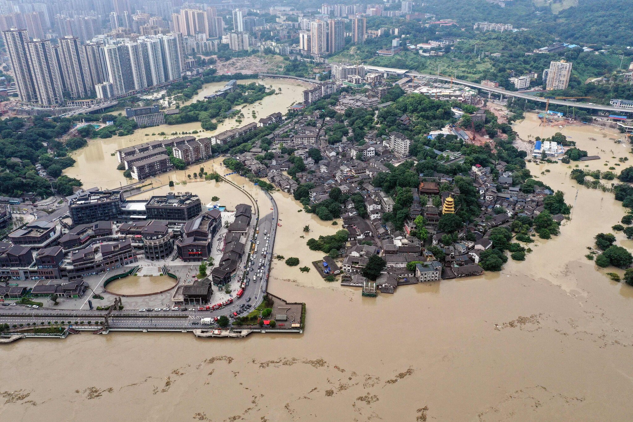 Flooded China