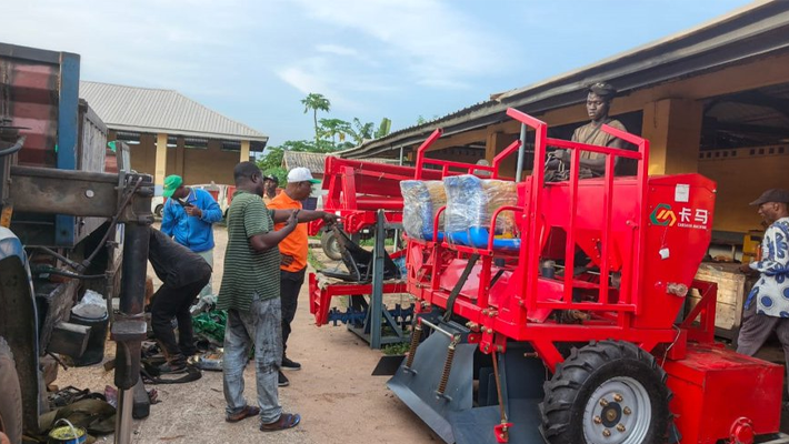 CATAS-developed cassava mechanisation equipment delivered to the NRCRI, Umudike.