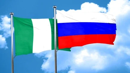 Russia and Nigeria flags.