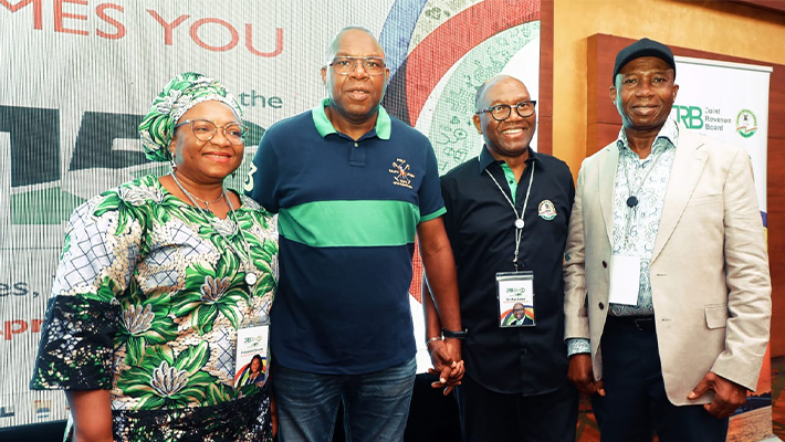L-R: Folashade Omoniyi, Olusegun Adesokan, Dr Ayodele Subair, and Sir Okon Okon