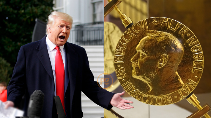 Donald Trump, Nobel Peace Prize