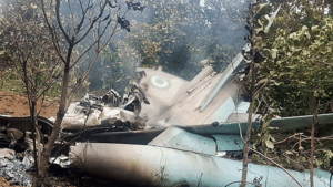 Crashed aircraft