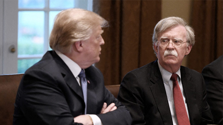 President Donald Trump and John Robert Bolton