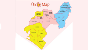 Ondo state map