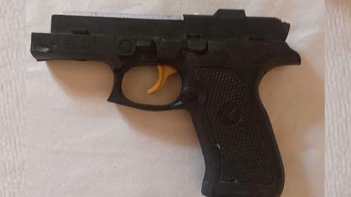 Recovered toy pistol