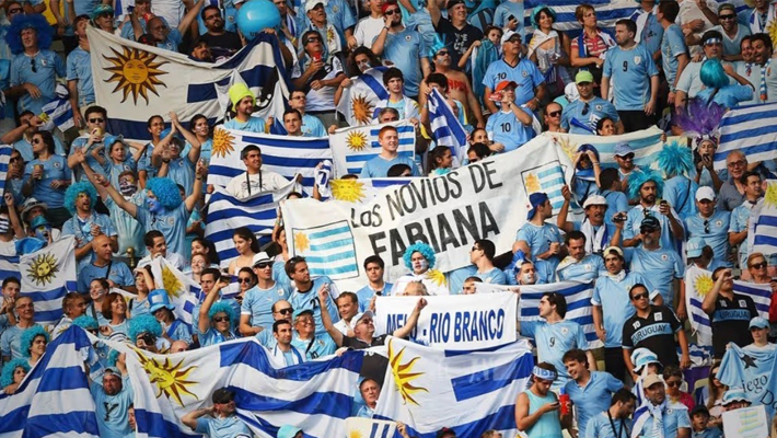 Uruguay football fans