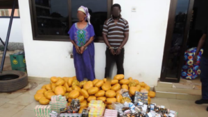 Mary Awuni, Maxwell Akukah and the drugs