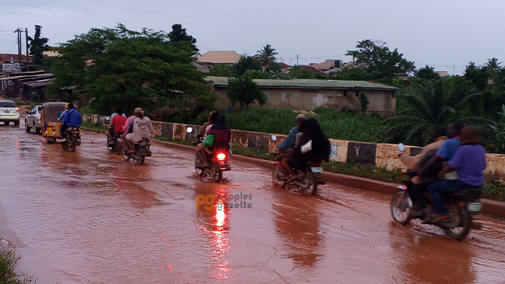 Road users on Fatusi-Ayegun bridge