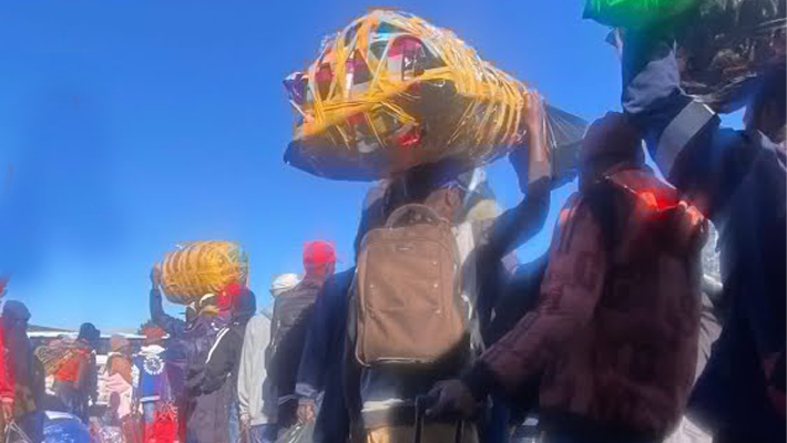 Malawians departing South Africa