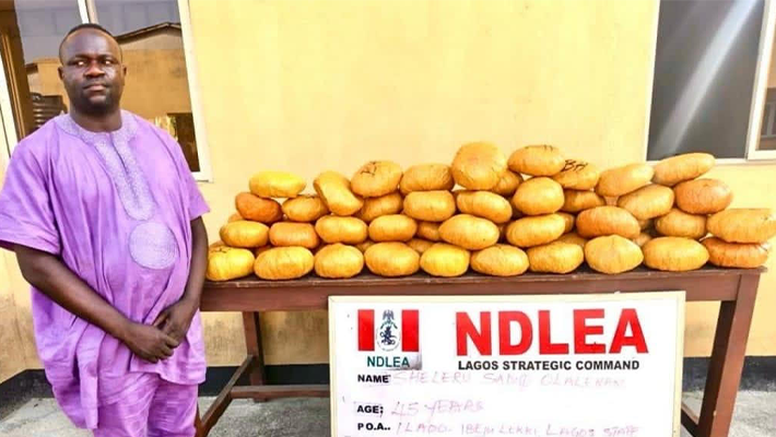 Sheleru Sadiq Olalekan arrested for drug trafficking