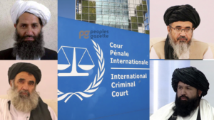 International Criminal Court, Taliban Supreme Leader Haibatullah Akhundzada, Chief Justice Abdul Hakim Haqqani, Habibullah Agha and Neda Mohammad Nadim