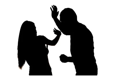Silhouette of an abuse