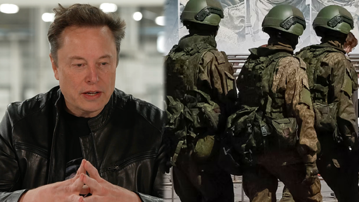 Elon Musk and Russian army
